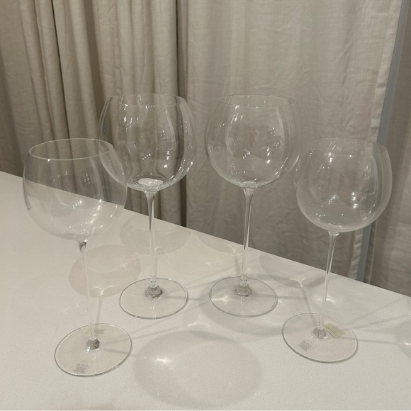 Crate&Barrel Dining Crate And Barrel Camille Long Stem Wine Glasses